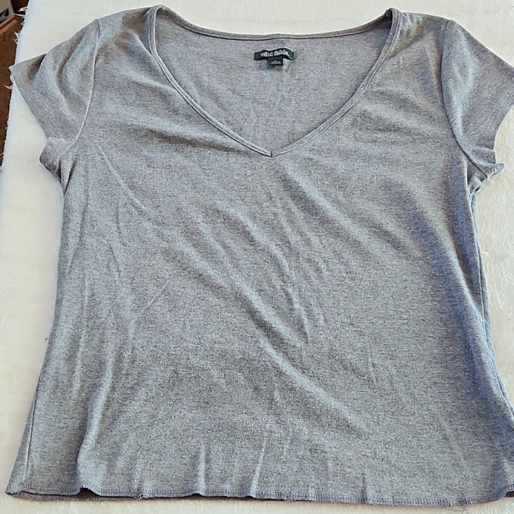 Nwot Wild Fable Short Sleeve Tee Shirt Grey size lg